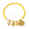 304 Stainless Steel & Resin Charm Bracelets XX1632-4-1