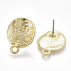 Alloy Stud Earring Findings PALLOY-T065-02-2