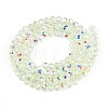 Transparent Glass Beads Strands EGLA-N016-3mm-06-2