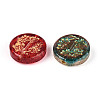 Baking Paint Transparent Glass Beads DGLA-N018-11-2