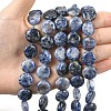Natural Blue Spot Jasper Beads Strands G-L648-B08-15mm-2