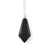 Natural Obsidian Cone Pointed Dowsing Pendulums G-A249-02S-02-2