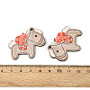 Printed Wooden Pendants WOOD-T033-01C-3