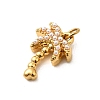 304 Stainless Steel ABS Imitation Pearl Pendants X-STAS-B097-07G-01-2