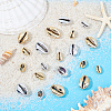   64Pcs 4 Styles Cowrie Shell Beads SHEL-PH0001-34-6