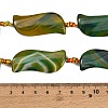 Dyed & Heated Natural Banded Agate Beads Strands GG-CBAB9C6-B03-01-4