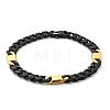 304 Stainless Steel Cuban Link Chains Bracelets for Women Men BJEW-A031-05B-EB-2