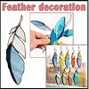 Feather Stained Acrylic Window Planel STGL-PW0001-25C-1