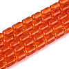 Transparent Glass Beads Strands GLAA-T028-14T-03-1