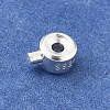 925 Sterling Silver Crimp Beads STER-C013-01B-S-2