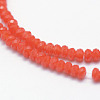 Opaque Glass Beads Strands LS-EGLA-J144-NB03-3