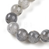 Natural Labradorite Beads Stretch Bracelets BJEW-T022-04E-3