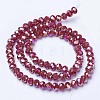 Electroplate Glass Beads Strands LS-EGLA-A034-P6mm-B04-2