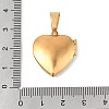 304 Stainless Steel Rhinestone Locket Pendants STAS-U040-17G-3