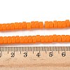 Opaque Glass Beads Strands GLAA-I060-01G-4