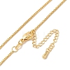 Brass Box Chain Necklaces NJEW-B119-07G-1