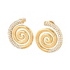 Vortex Spiral 304 Stainless Steel Stud Earrings for Women EJEW-F406-02B-G01-2