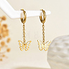 201 Stainless Steel Hoop Earrings WU7898-4-1