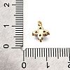 Brass Micro Pave Cubic Zirconia Pendants KK-D356-07G-G-4