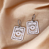 304 Stainless Steel Hoop Earrings FS-WGB8D04-01-1