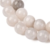 Natural White Crazy Lace Agate Bead Strands G-D840-55-6mm-6
