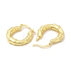 Rack Plating Brass Joint Hoop Earrings for Women EJEW-G342-02G-2