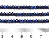 Dyed Natural Lapis Lazuli Beads Strands G-K376-B05-02-5