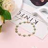 Daisy Link Chain Necklaces & Bracelets Jewelry Sets SJEW-JS01138-02-10