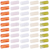 100Pcs 5 Colors Transparent Acrylic Beads OACR-SP0002-41-7