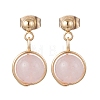 3 Pairs 304 Stainless Steel Natural Cultured Freshwater Pearl Round Earring Sets EJEW-JE06817-02-3