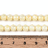 Anti-Tarnish Electroplate Glass Beads Strands GLAA-N010-6mm-01-3