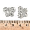 Christmas Brass Micro Pave Clear Cubic Zirconia Pendants KK-A280-03F-P-3