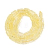 Crackle Transparent Glass Beads Strands GLAA-N068-05A-10-2