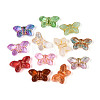 Baking Paint Transparent Glass Beads DGLA-N018-27-1