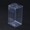 Rectangle Transparent Plastic PVC Box Gift Packaging CON-F013-01G-1