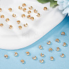 Brass Crimp Beads Covers KK-BBC0003-61-5