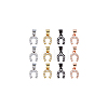 12Pcs 4 Colors Brass Micro Pave Clear Cubic Zirconia Charms KK-DC0003-84-6
