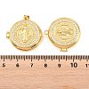 Religion Brass Locket Pendants KK-D232-19G-02-3