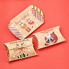 24Pcs 12 Styles Christmas Theme Cardboard Candy Pillow Boxes CON-FS0001-12-3