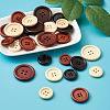 4-Hole Wooden Buttons BUTT-TA0001-06-6
