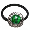 Synthetic Malachite  Hair Ties PW-WG22DE9-02-1