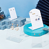 8Pcs 4 Style Acrylic Earring Stands Displays EDIS-FG0001-51-6