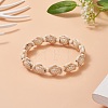 Dyed Synthetic Sea Turtle Beaded Stretch Bracelets for Women BJEW-JB09934-02-2