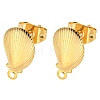 304 Stainless Steel Stud Earring Findings LS-EJEW-D081-02A-G-1