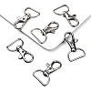 Zinc Alloy Swivel D Rings Lobster Claw Clasps X1-E341-8-B-6