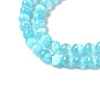Natural Selenite Dyed Beads Strands G-P493-02C-4