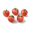 Opaque Resin Imitation Fruit Pendants RESI-F076-01P-1