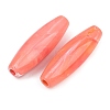 Opaque Acrylic European Beads OACR-G064-08M-2