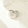 304 Stainless Steel Wide Cuff Rings for Women RJEW-G338-20P-1