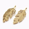 Tibetan Style Alloy Leaf Big Pendants X-PALLOY-A15448-AG-NF-2